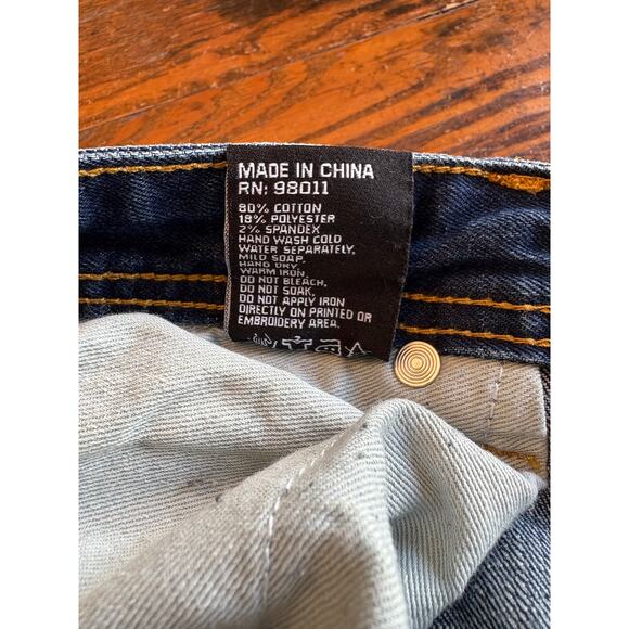 Hustle Gang Men’s Blue Wash Monarch Jeans SIZE 42 - Picture 9 of 10